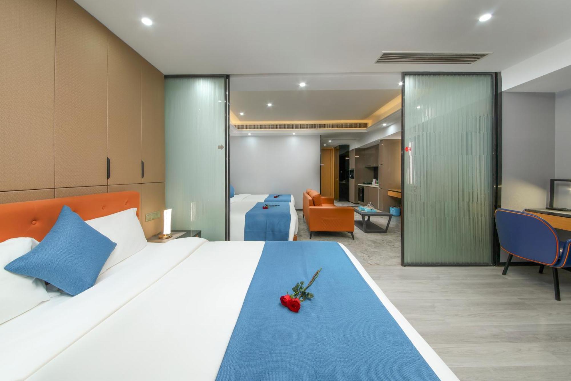 Boman Holiday Apartment Bei Jing Lu Jie Deng Du Hui Branch Kuangcsou Kültér fotó